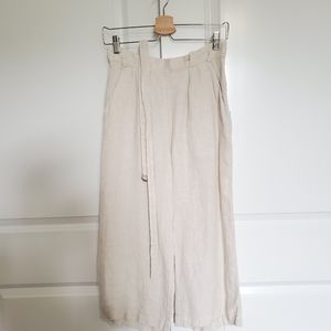 Mango linen culottes